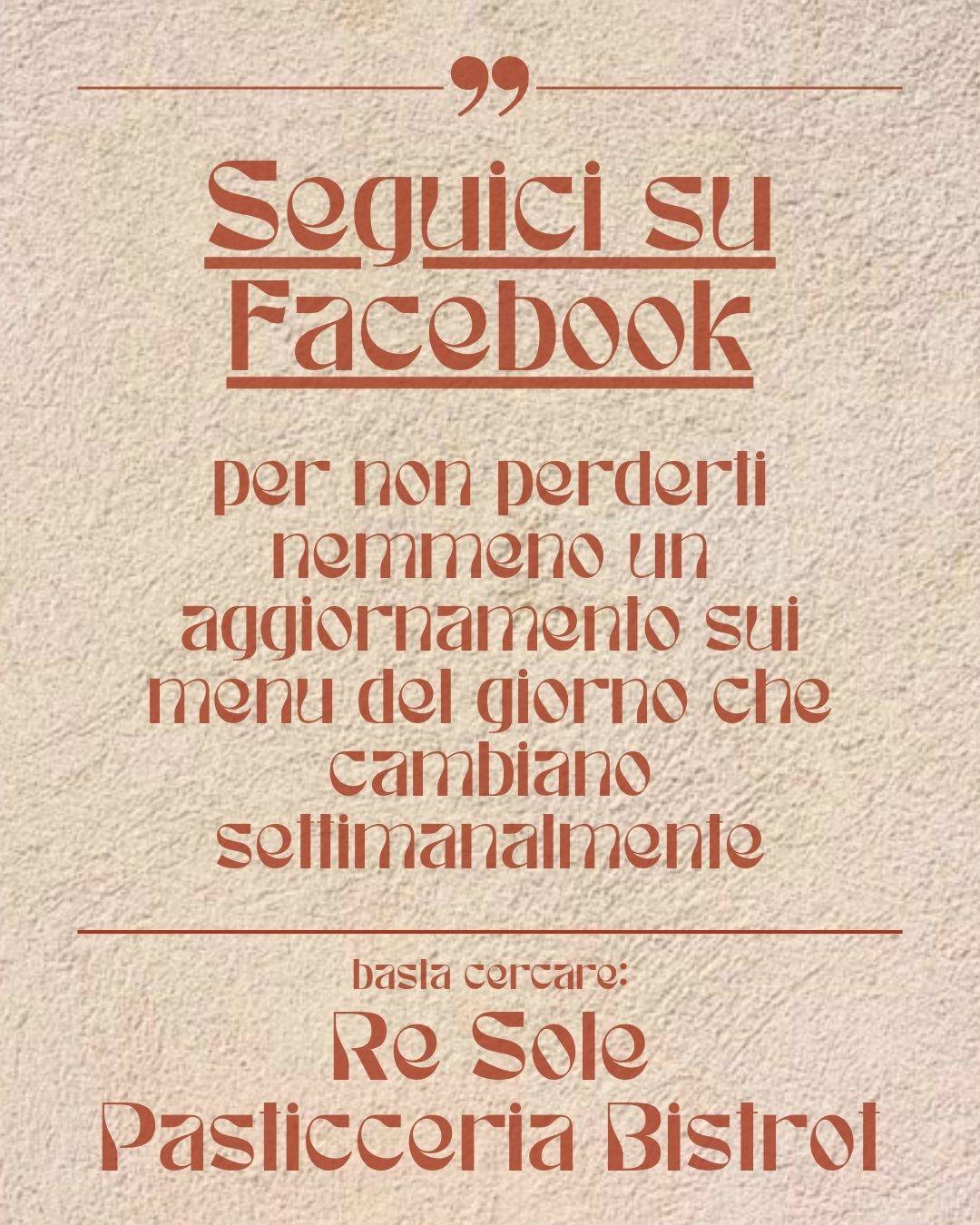 Menu di Re Sole 