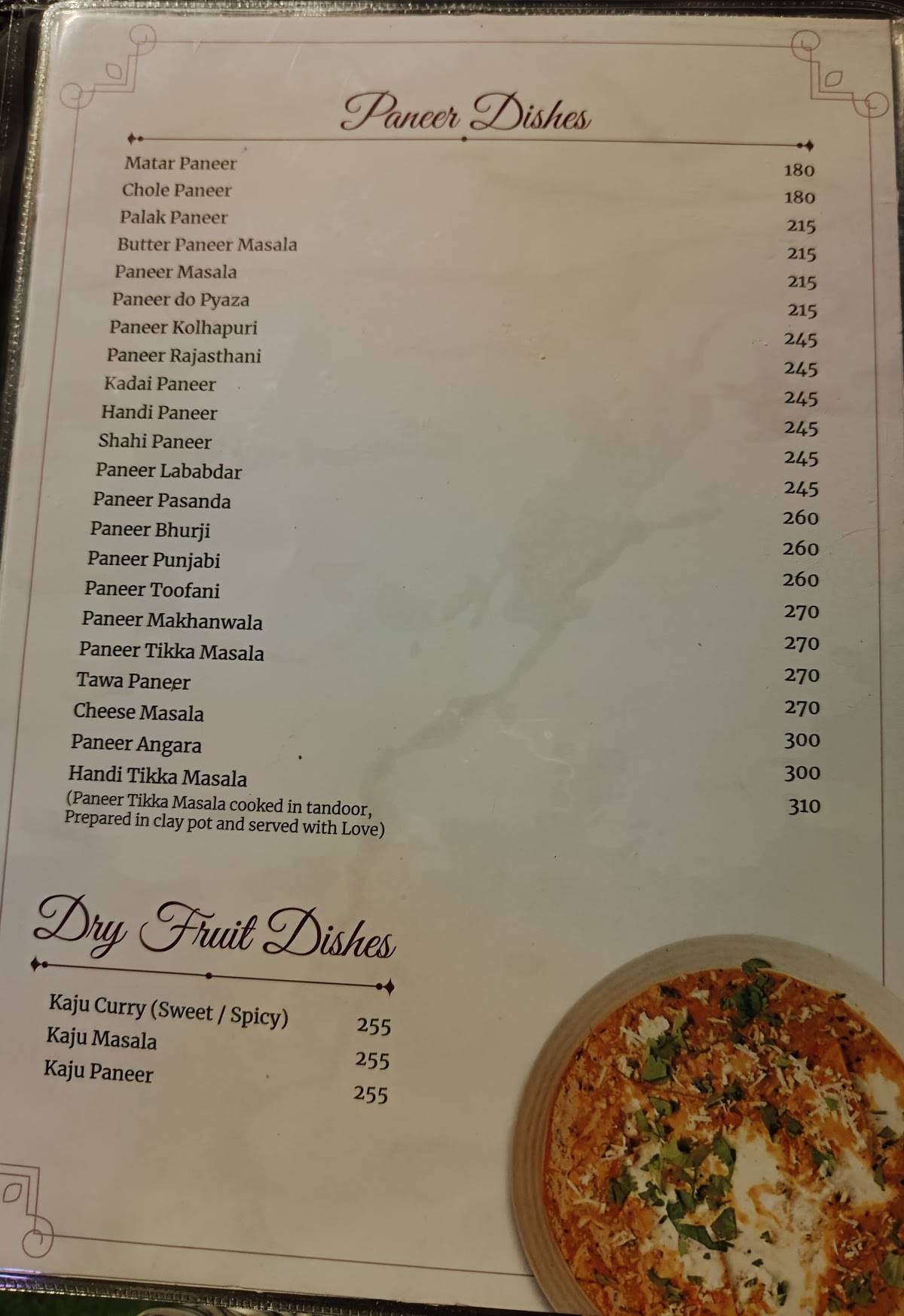 7Hills Restaurant & Café menu