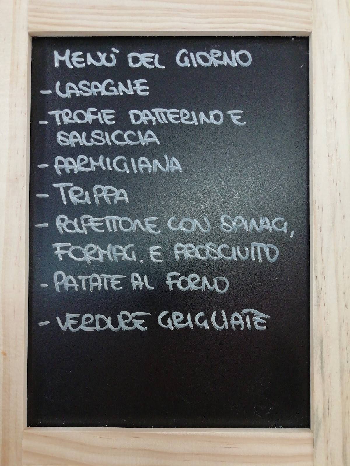 Menu di A Putia di Giusy "Qui si mangia" 