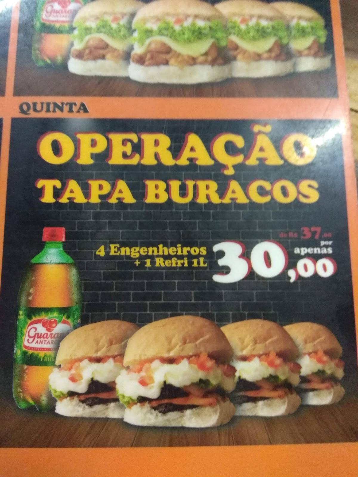 Armazém Food cardápio