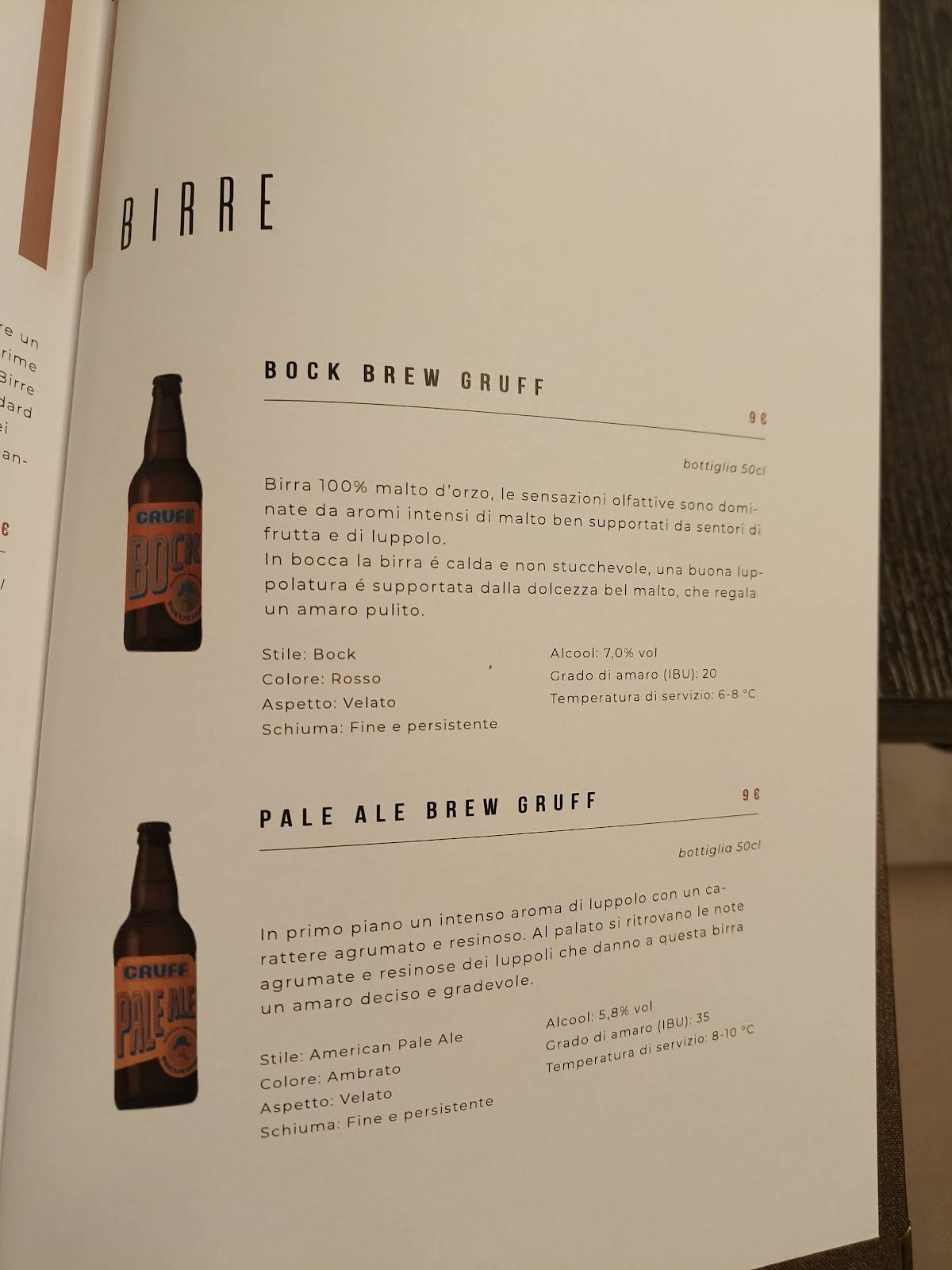 Menu di Agriturismo Corte Scaligera 