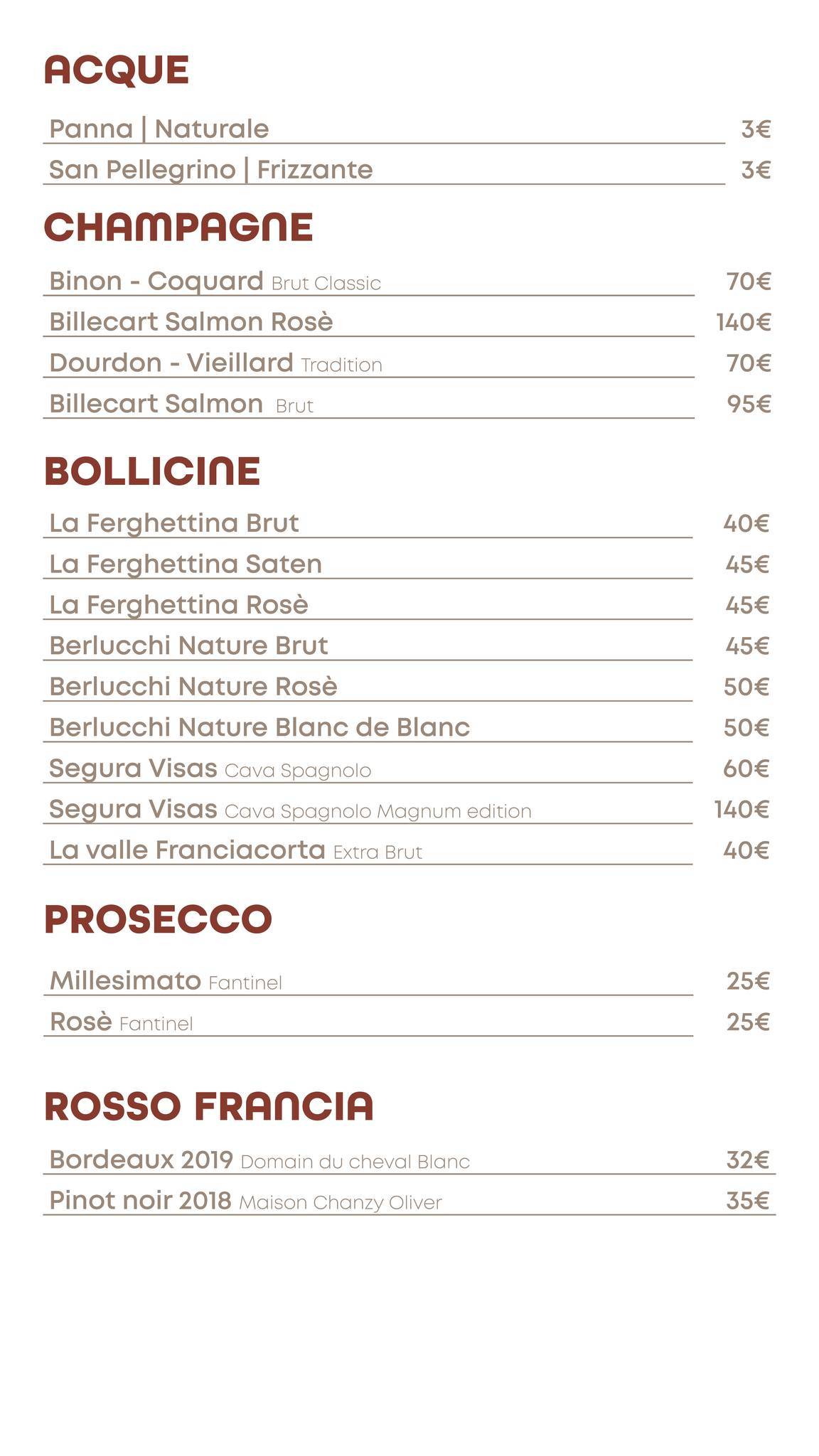 Menu di Anima Beach Club & Urban 