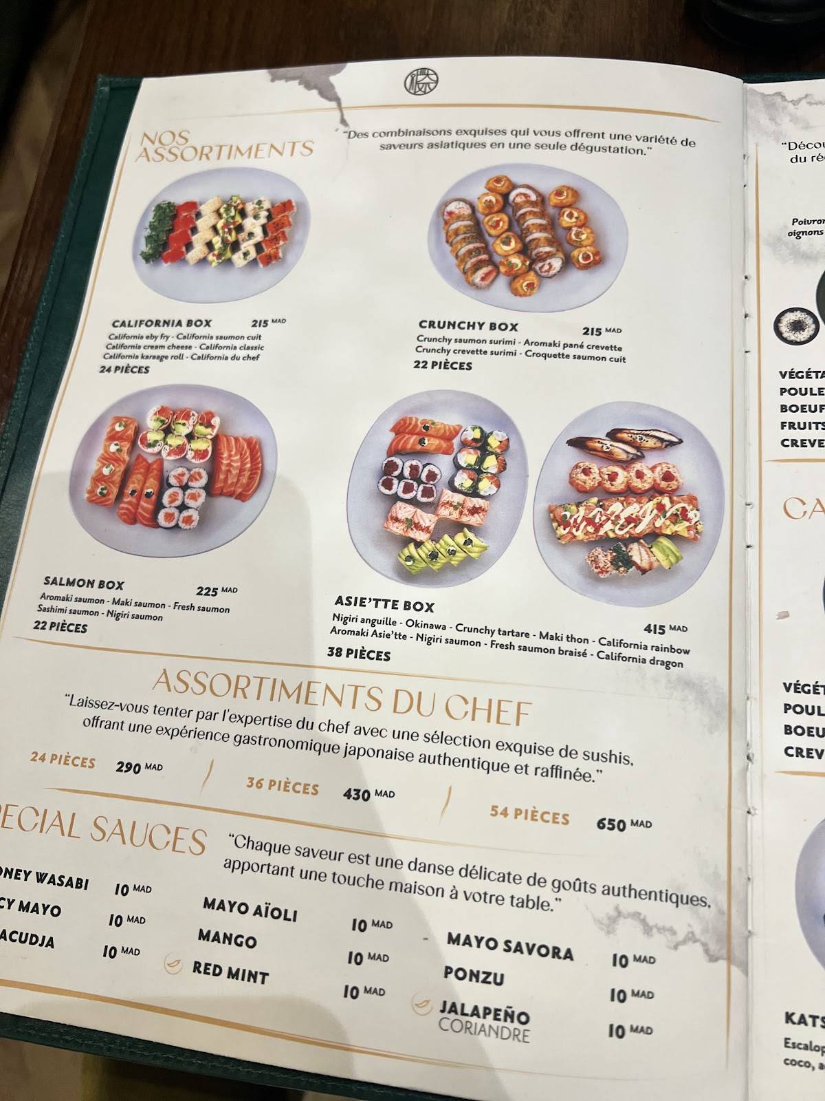 Menu de Asie’tte