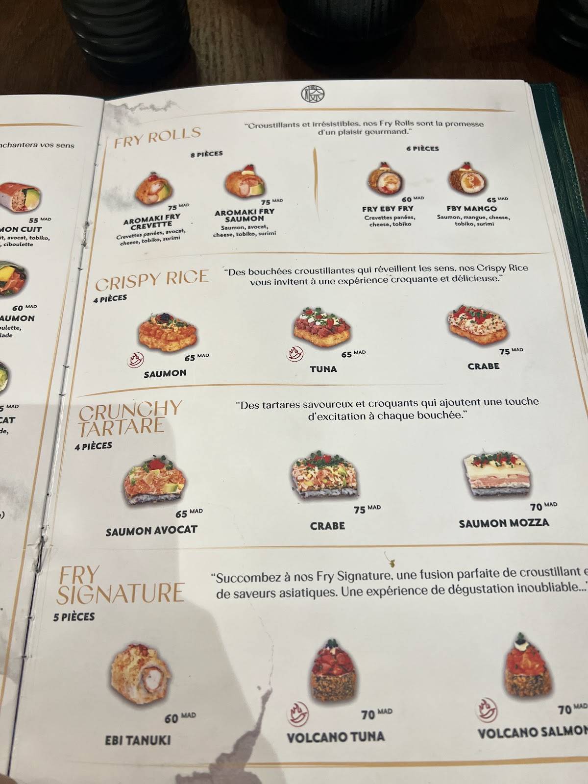 Menu de Asie’tte