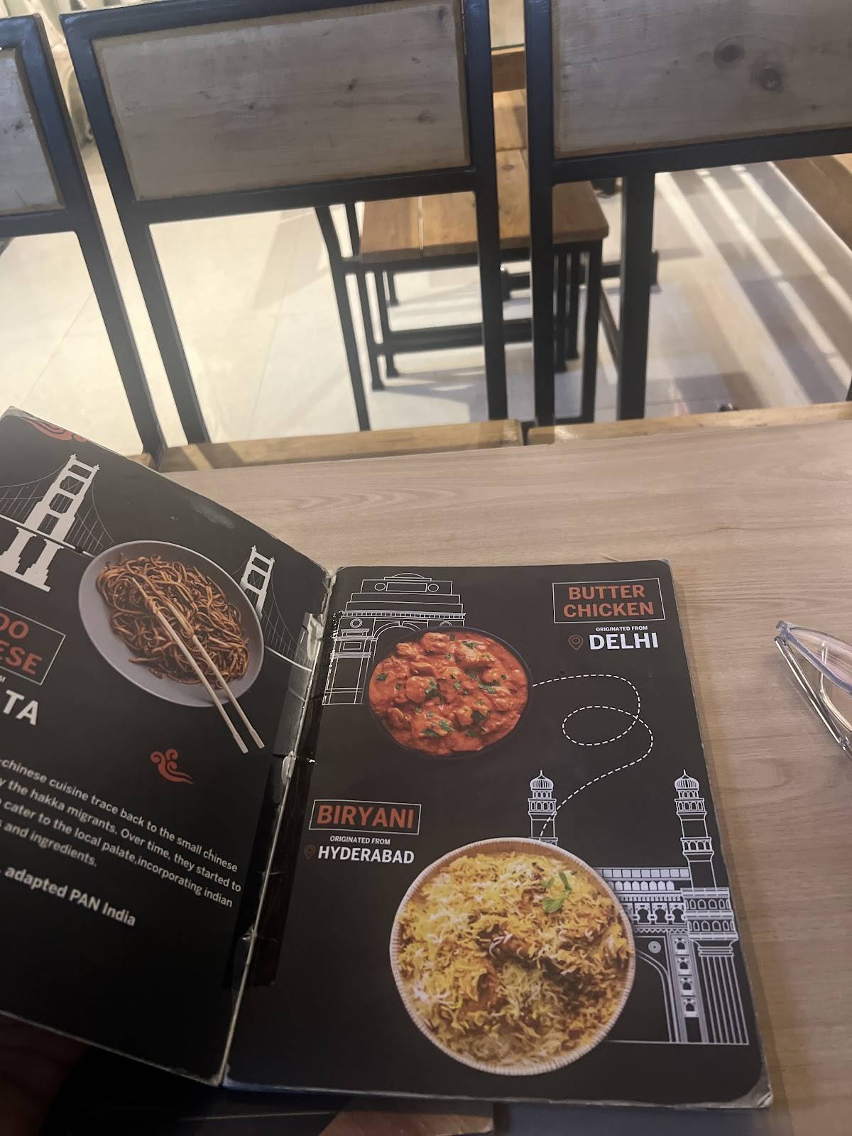 Bakers Rack Multi Cuisine menu