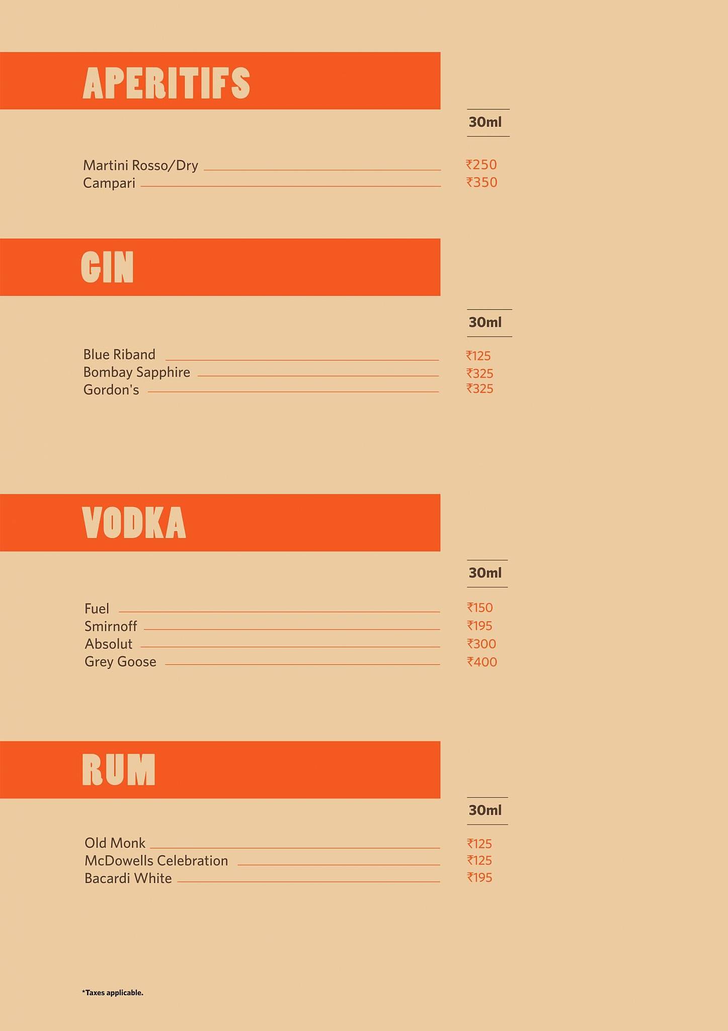 Barbeque Nation - Nashik - City Centre Mall menu