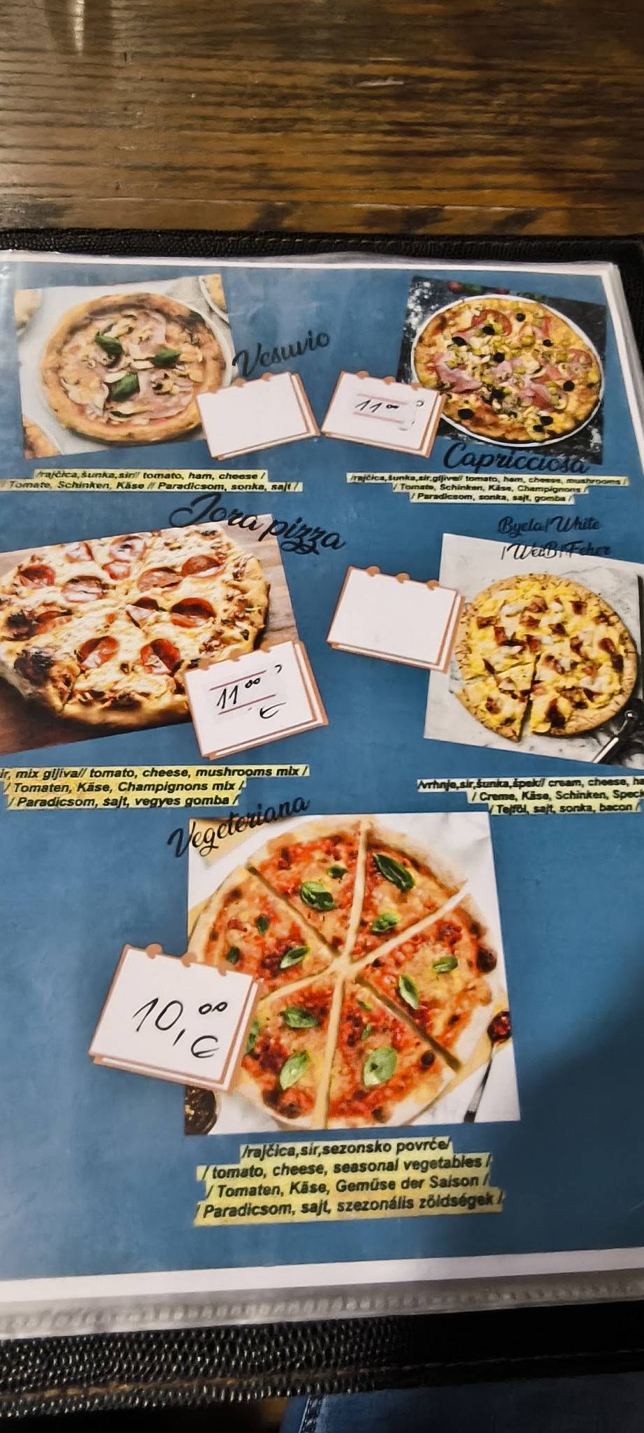 Menu di Bistro Fontana 