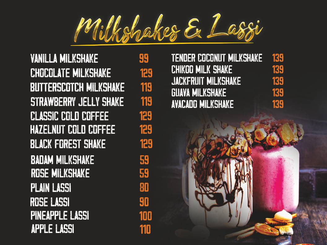 Bon Bon Bakery menu