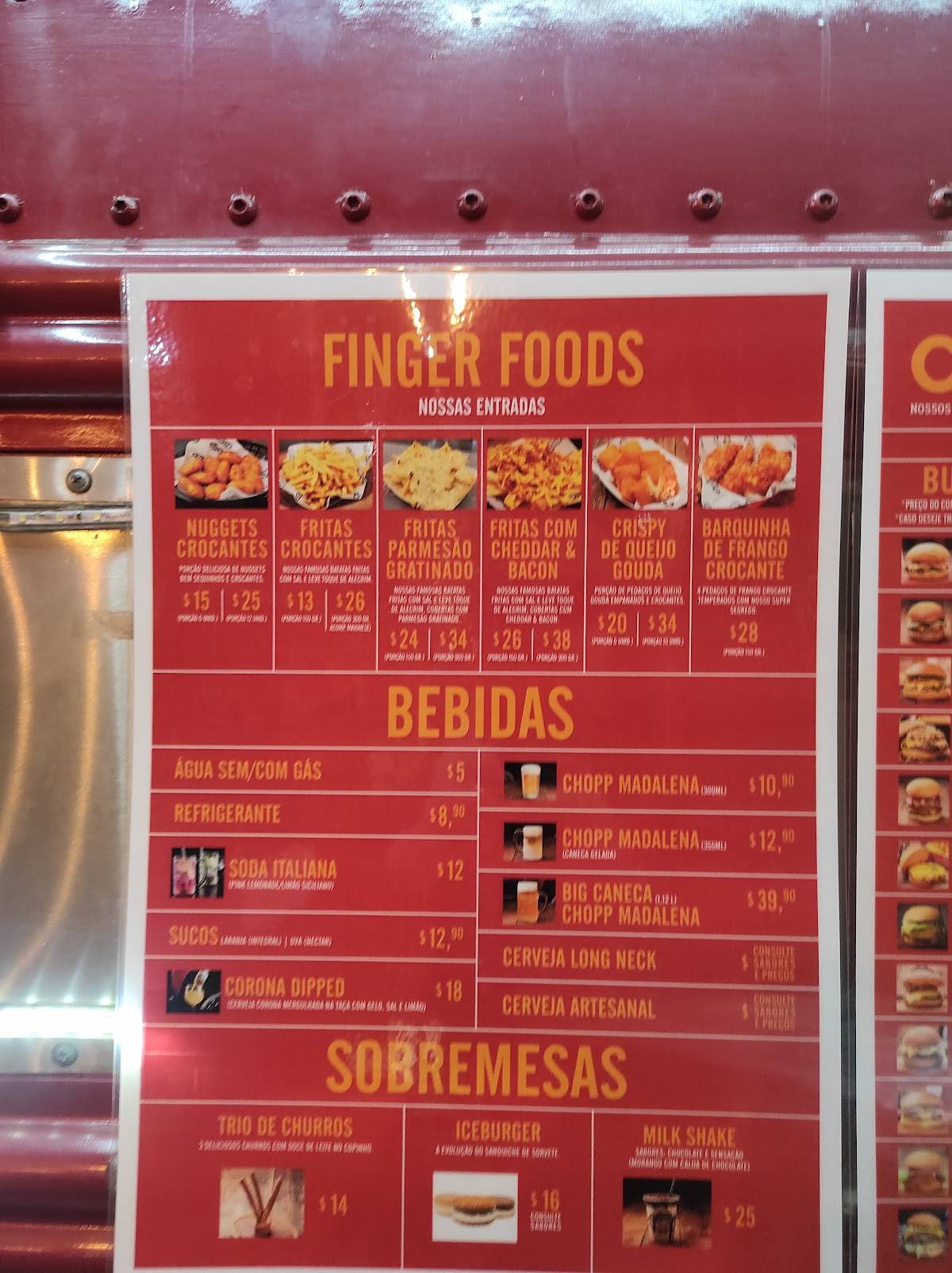 Busger - Campo Belo cardápio