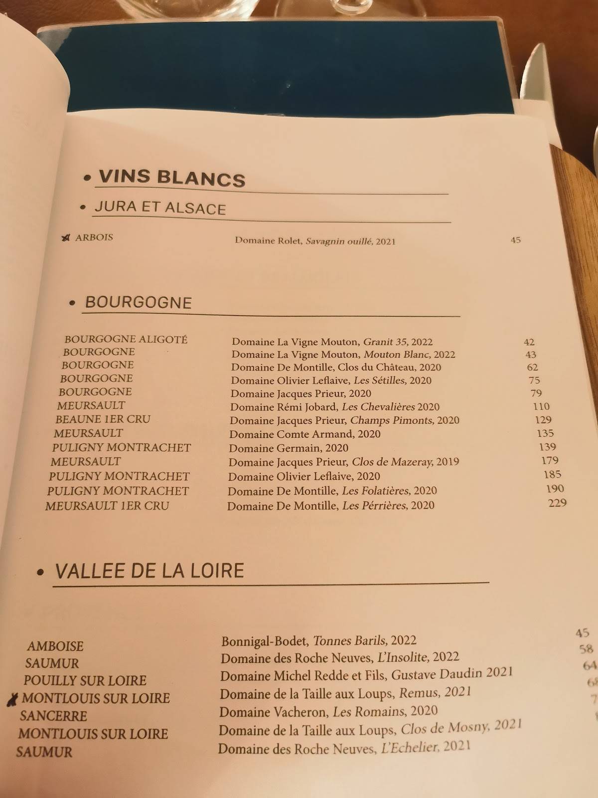 Menu de Copains - Restaurant Marseille