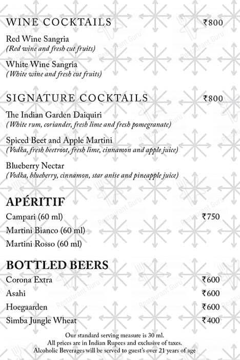 Cafe 77 East menu