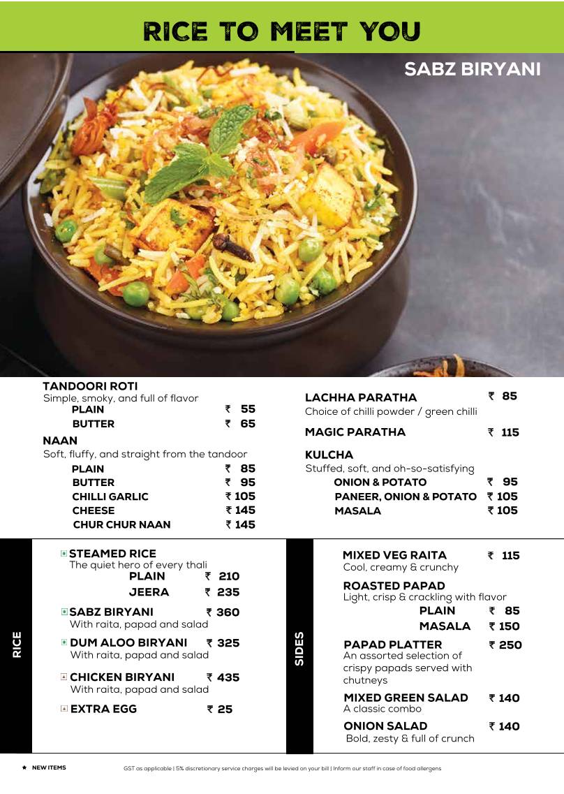 Chai Break Cafe & Bar - Jamshedpur menu