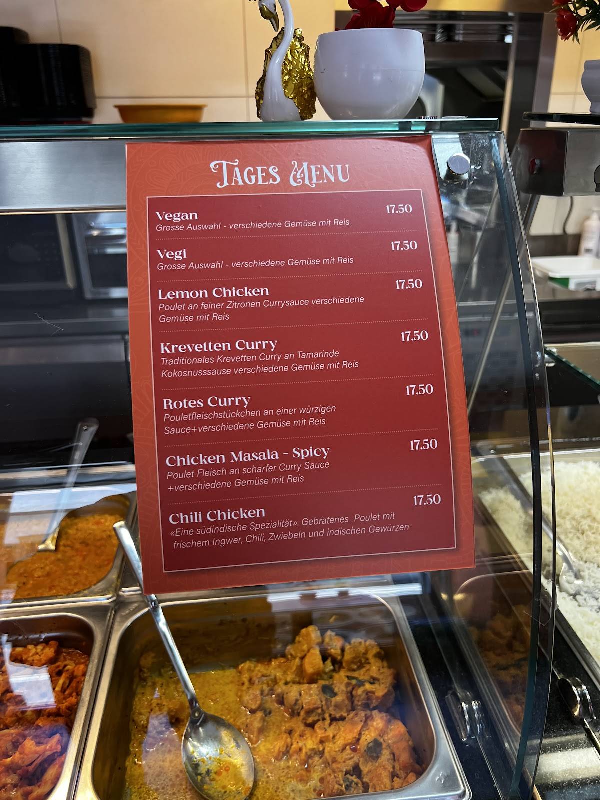 Menu di Restaurant Cima 
