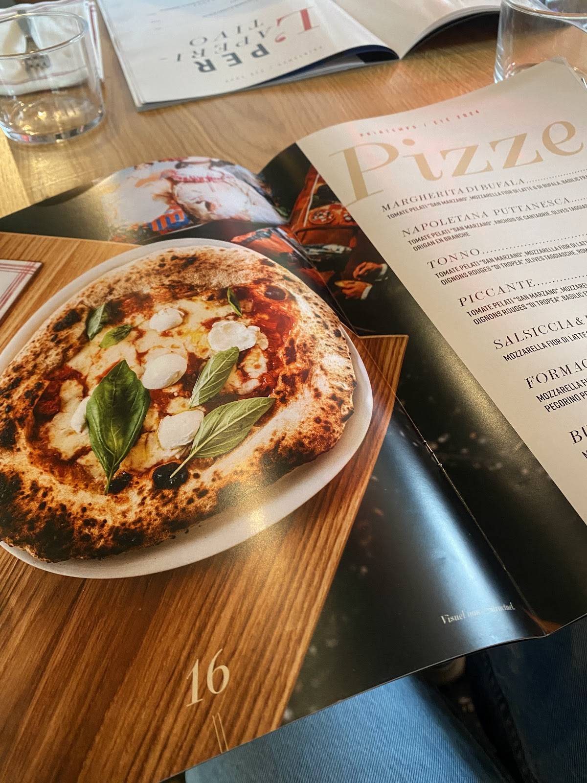 Menu de Cucci