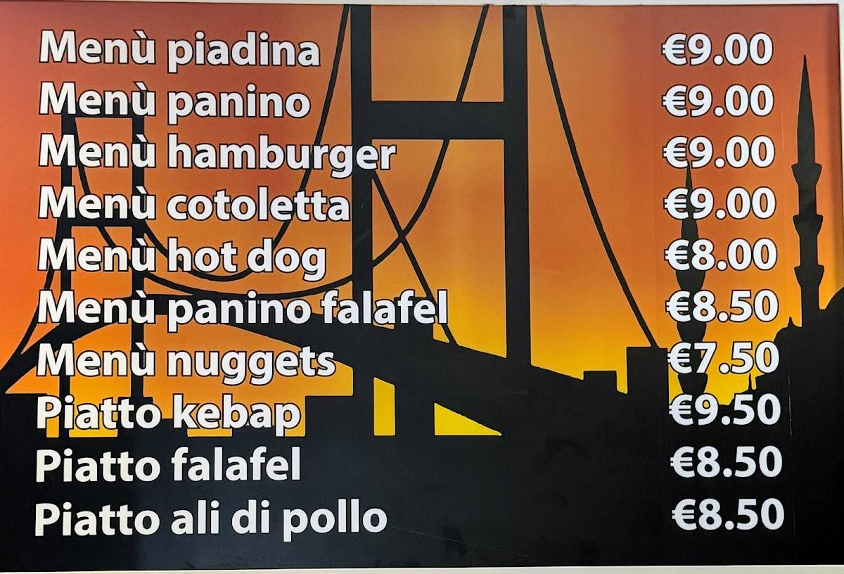 Menu di DA SABRI 