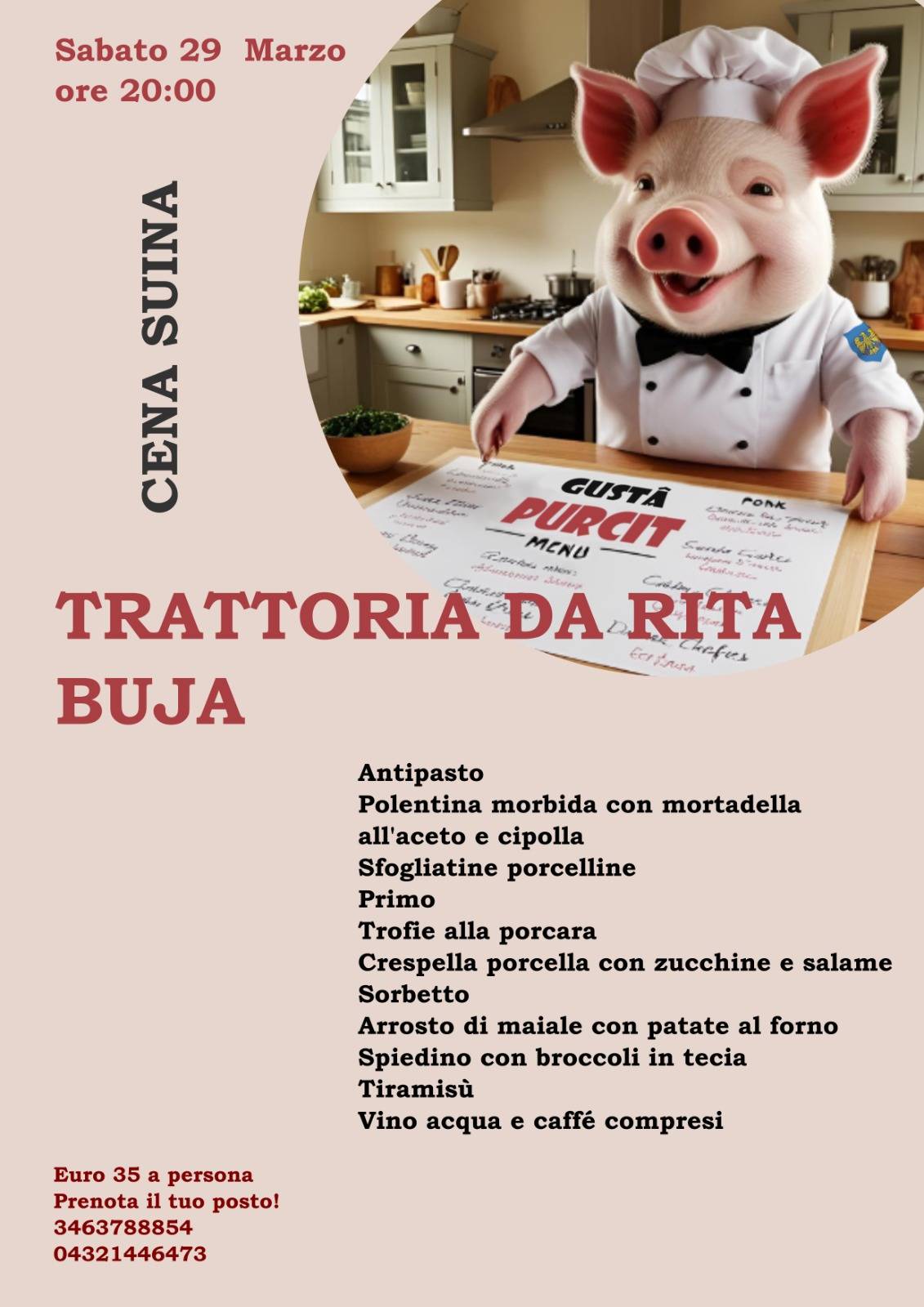 Menu di Da Rita di Benfatto Martina 