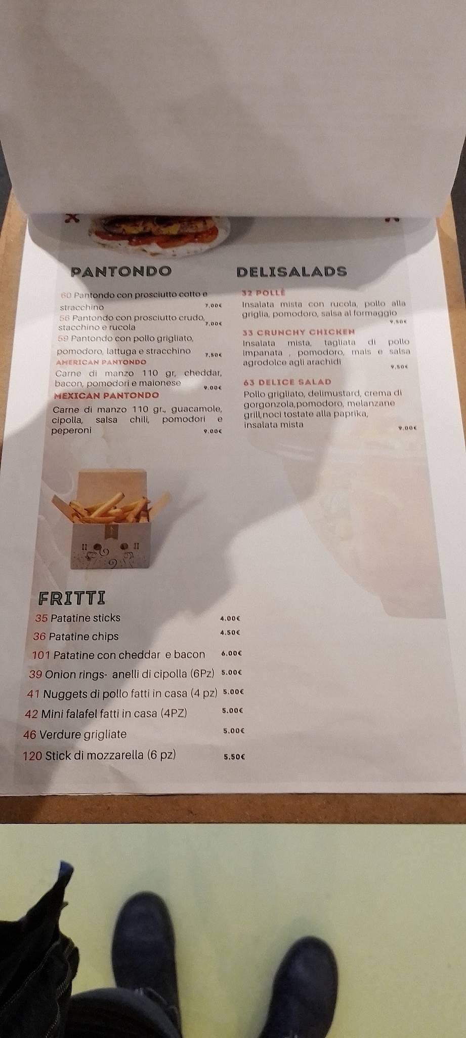 Menu di Deliburger Firenze Nord 