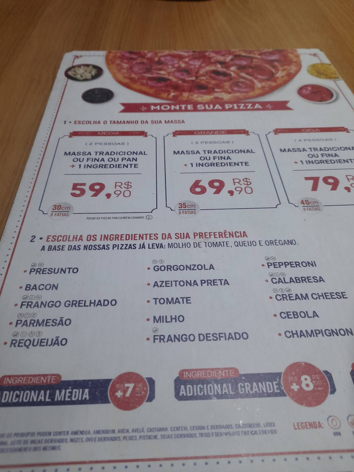 Domino's Pizza - Anápolis cardápio