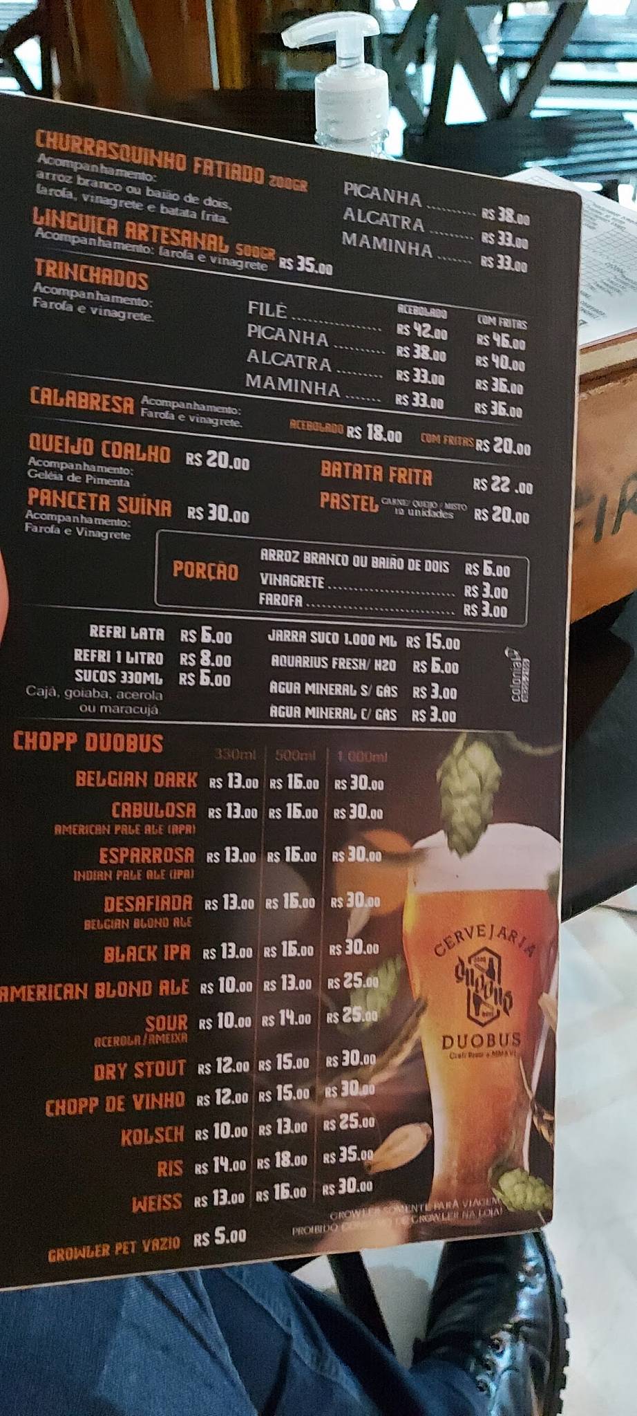 Menu em Duobus Bar e Hamburgueria, São Luís
