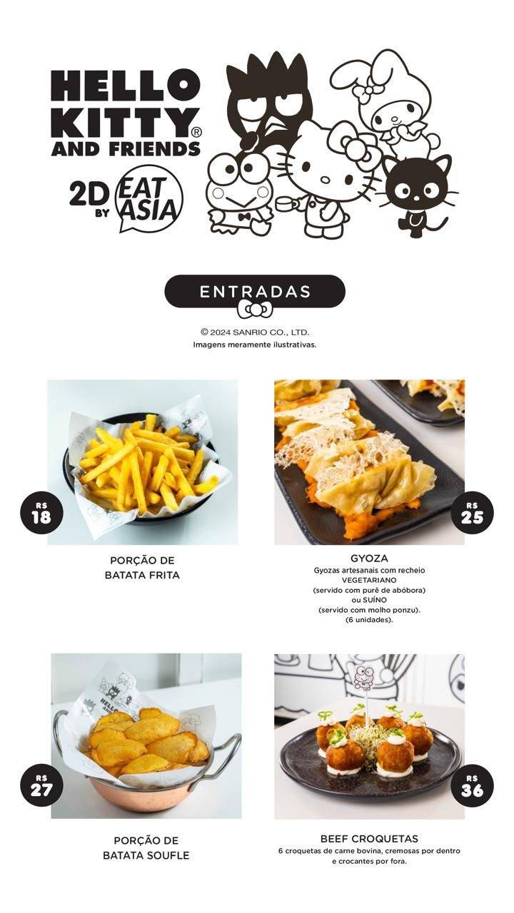 Hello Kitty and Friends 2d by Eat Asia cardápio