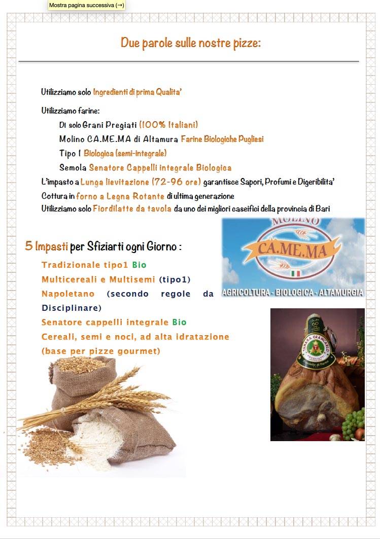 Menu di Elite Pizza 