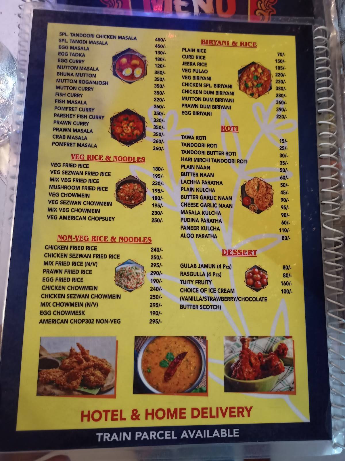 Four Season Tandoori Bites Puri menu