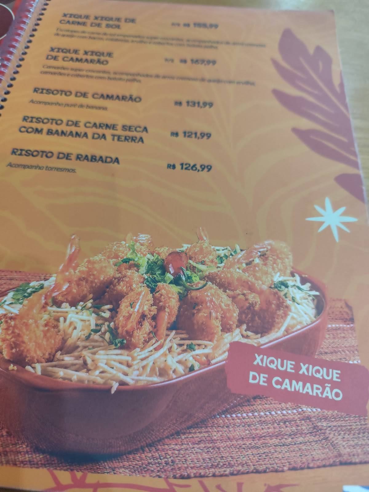 GIGANTE NORDESTINO BANGU cardápio