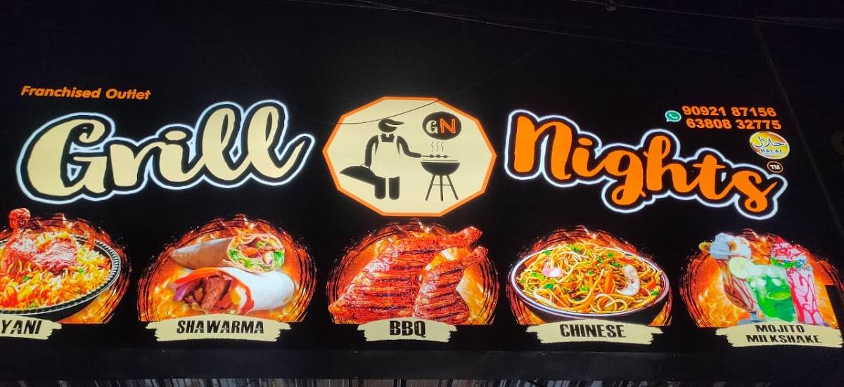 GRILL NIGHTS menu