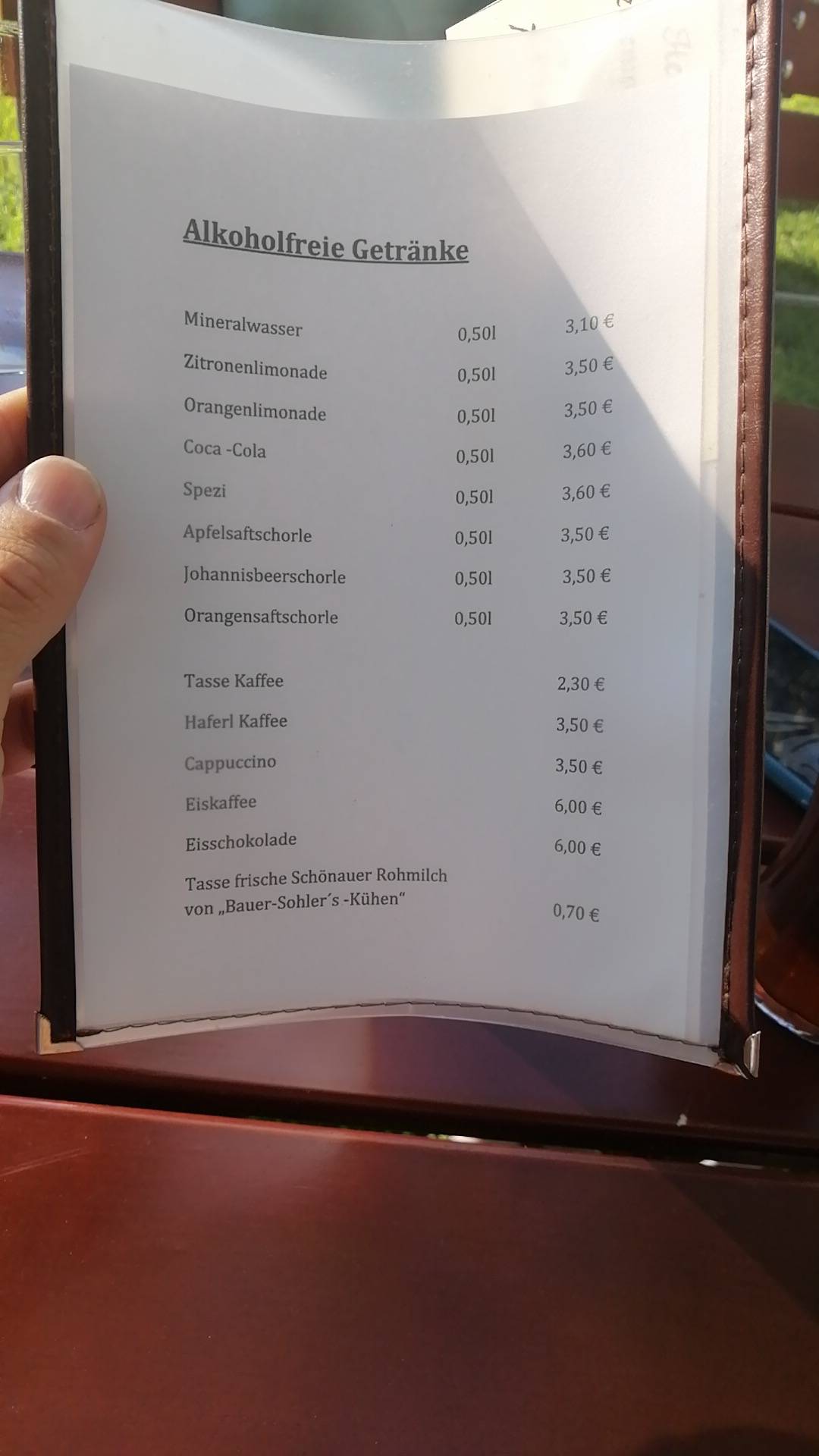 Speisekarte Von Gasthaus Adler Sch Nau Restaurant Gr Nenbach