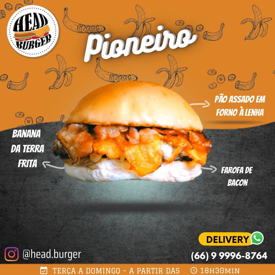 HEAD BURGER cardápio