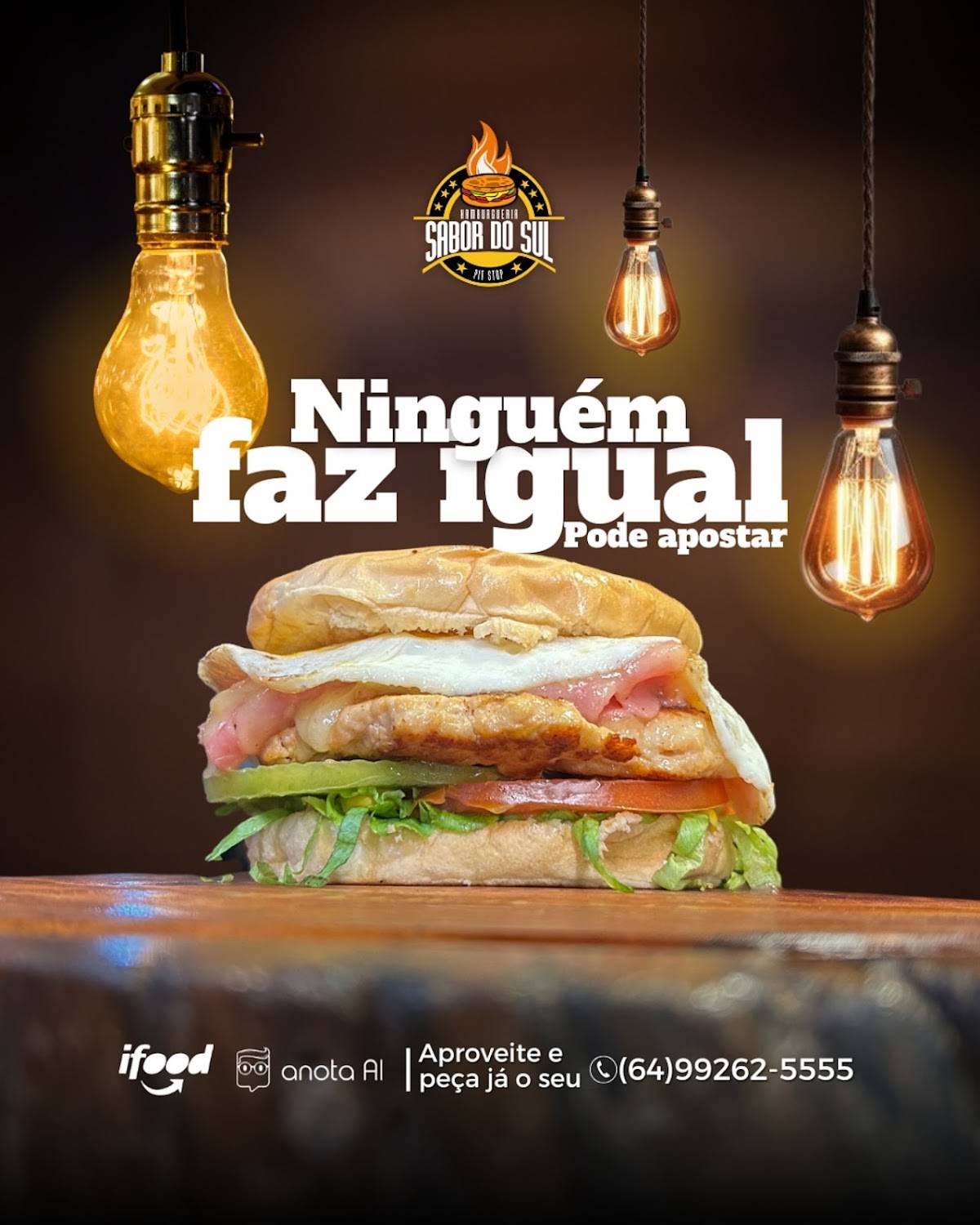 Hamburgueria Sabor do Sul - Pit Stop Lanches cardápio