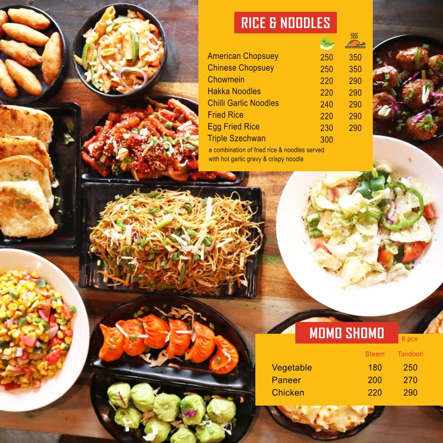 Handi Highway Dining menu