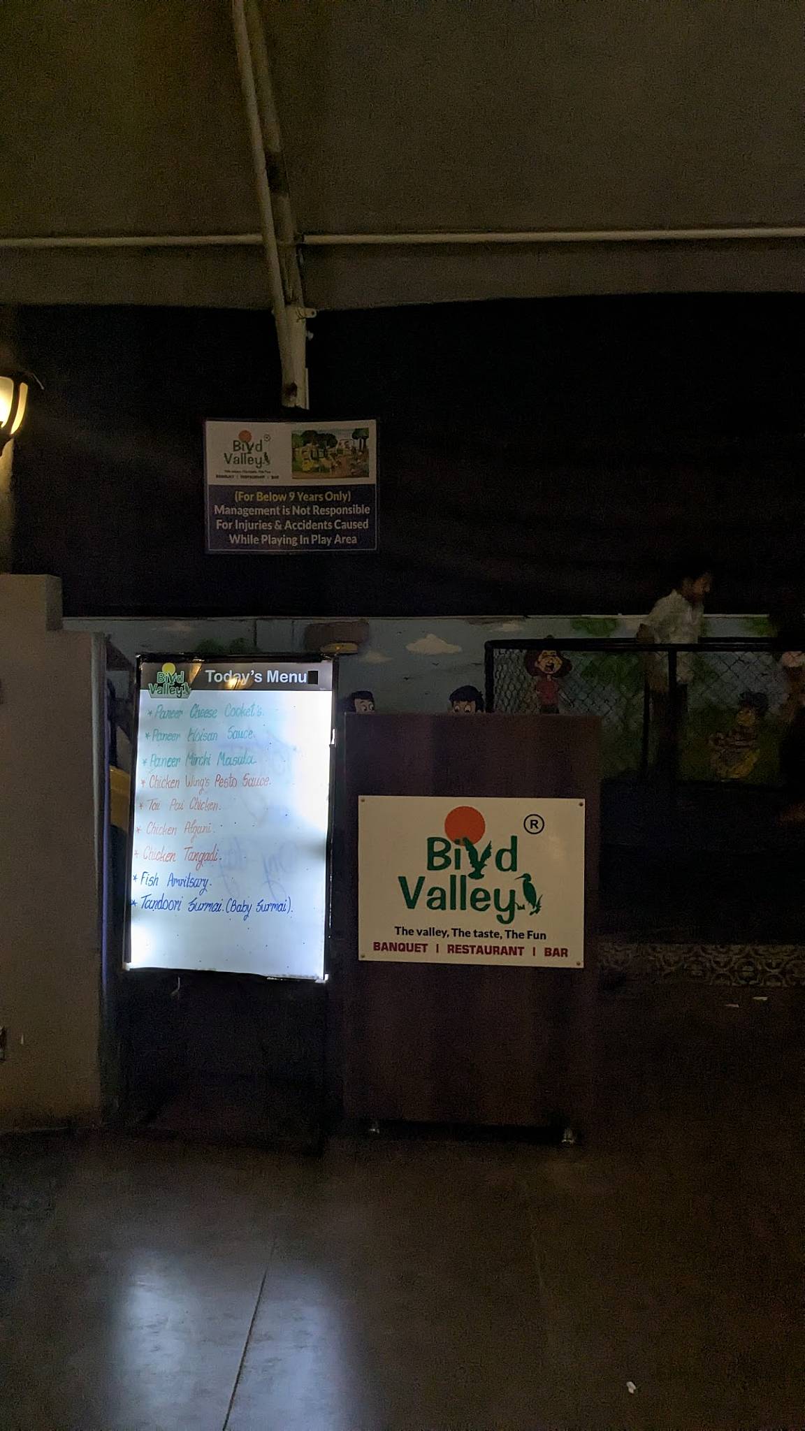 Hotel Bird Valley (Sinhagad Road) menu
