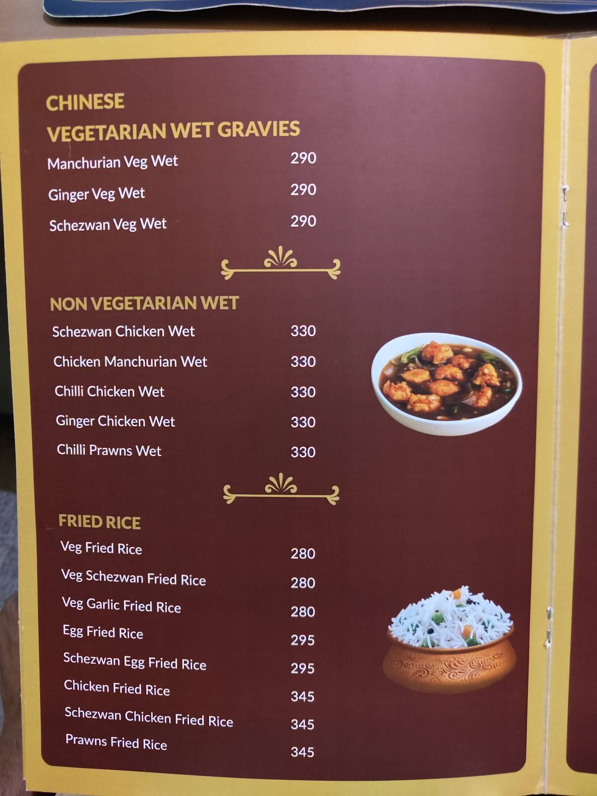 Hotel Swagath Grand menu