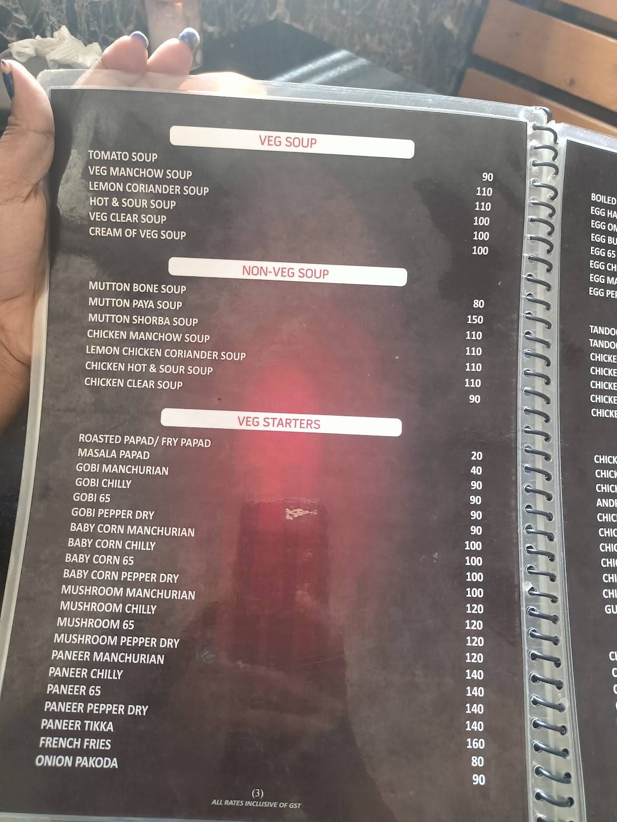 Kabab magic - Dharwad menu