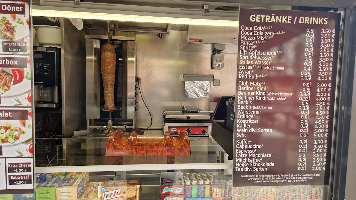 Speisekarte von Kadakal’s Original Döner Kebap restaurant, Berlin