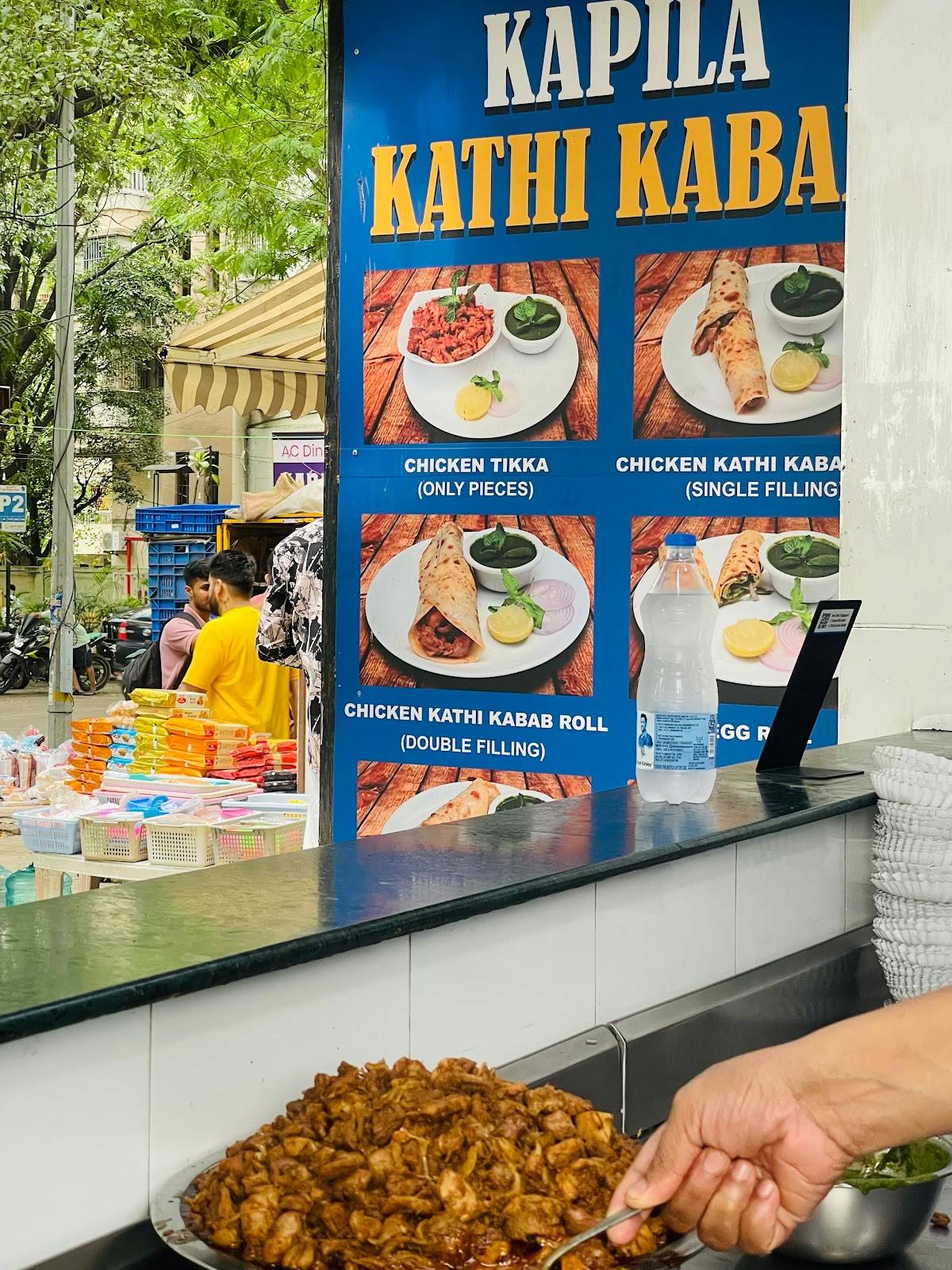 Kapila Kathi Kebab menu