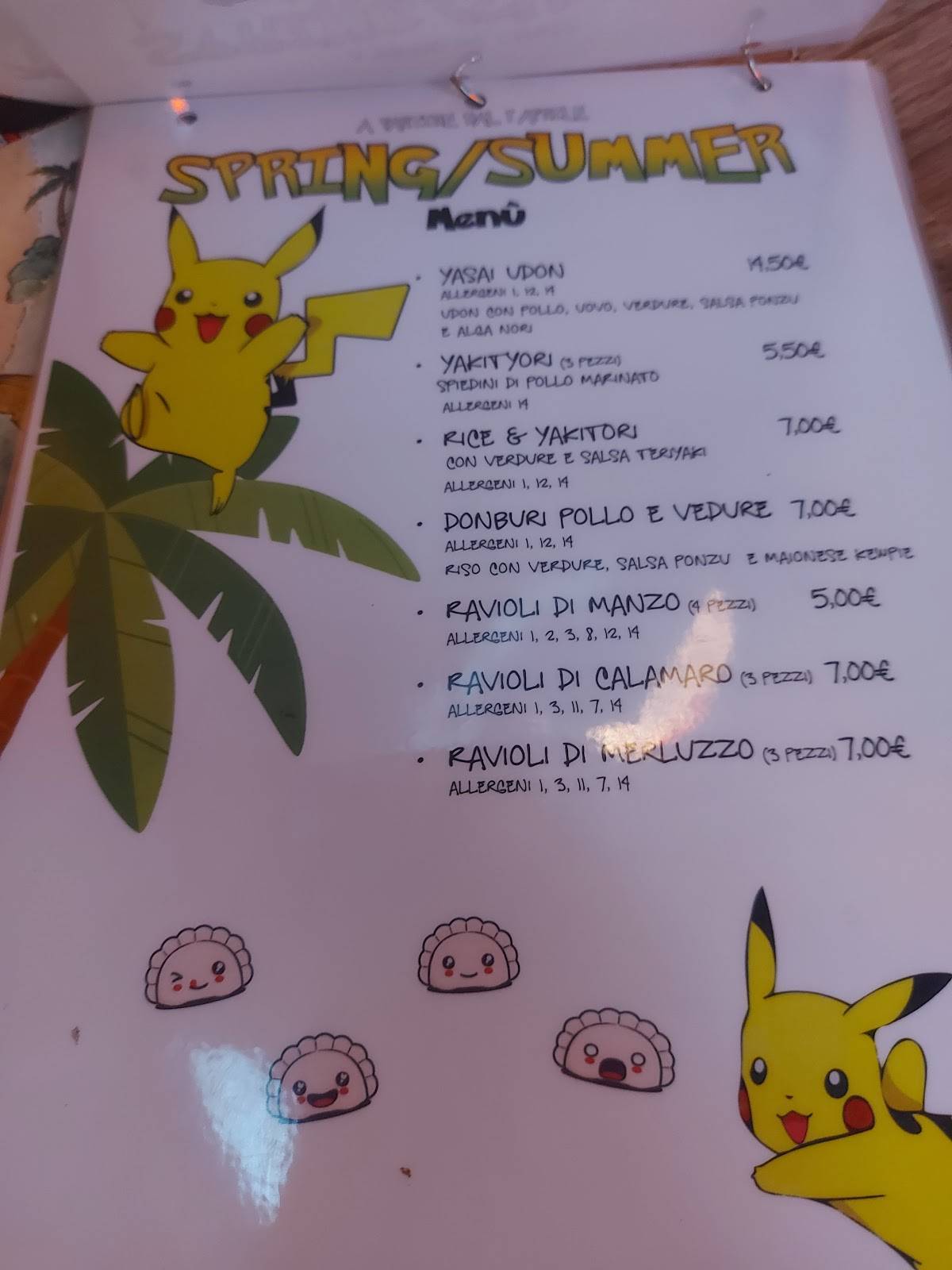 Menu di Kenshiro Ramen Sesto Calende 