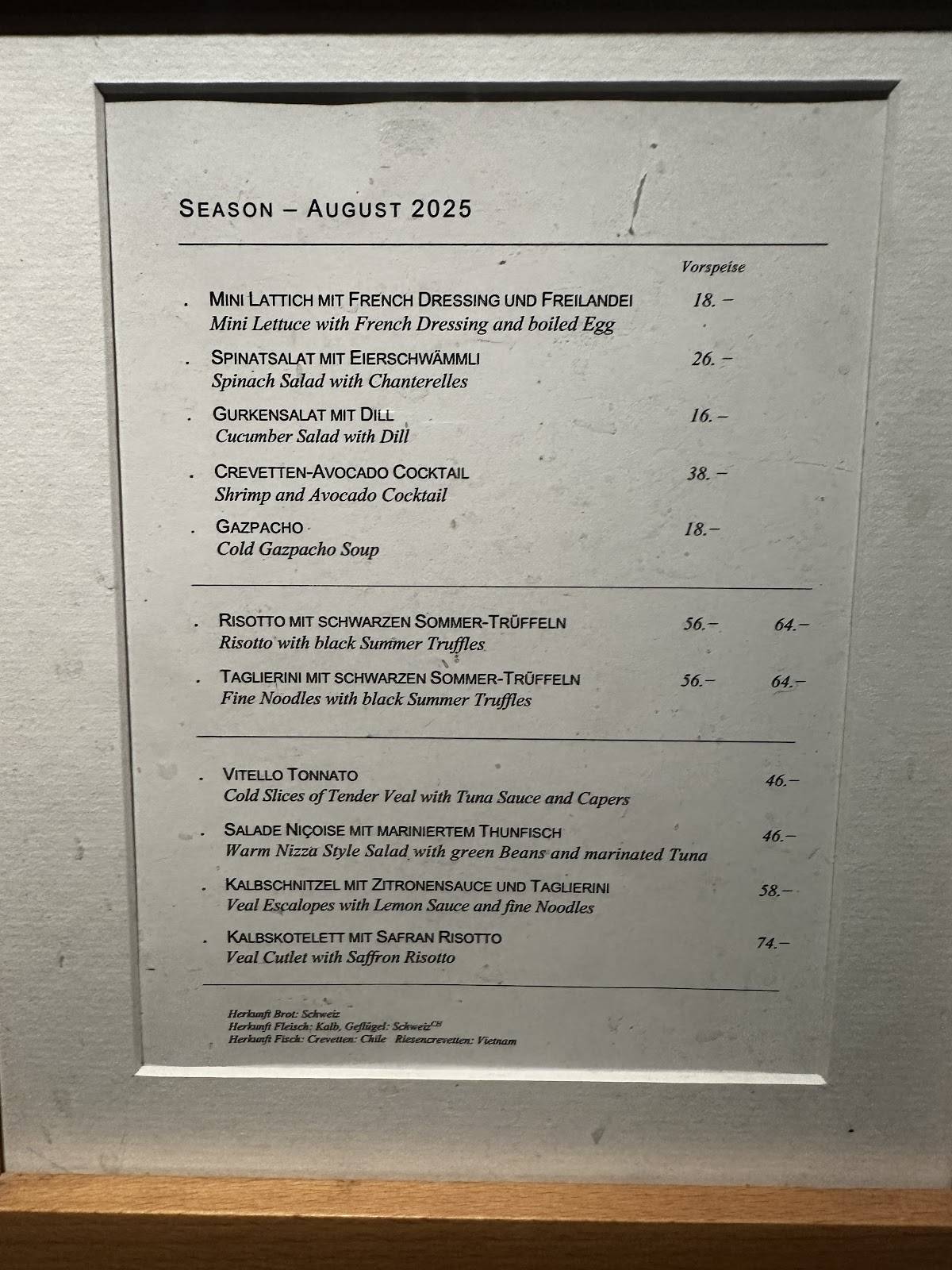 Menu di Kindli 
