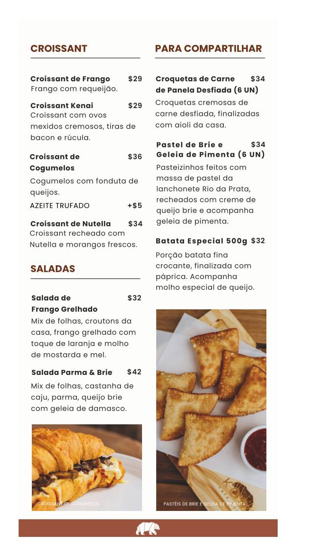 Koda Café Bistrô Joinville cardápio