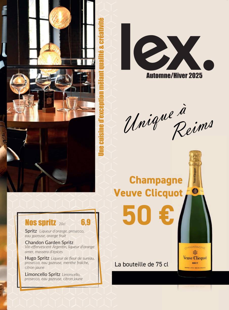 Menu de L'Expérience