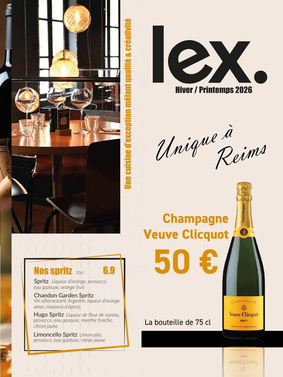 Menu de L'Expérience