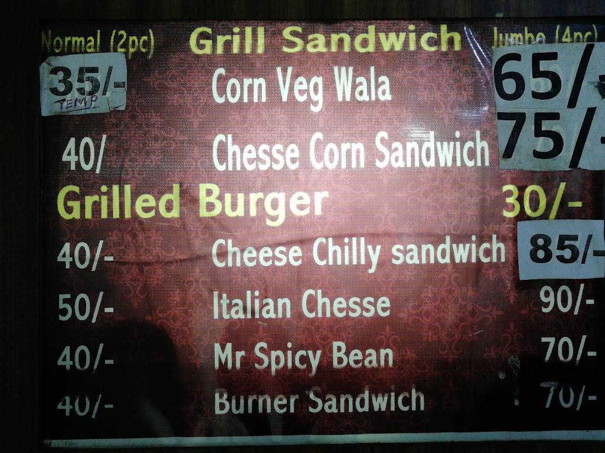 Live kitchen menu