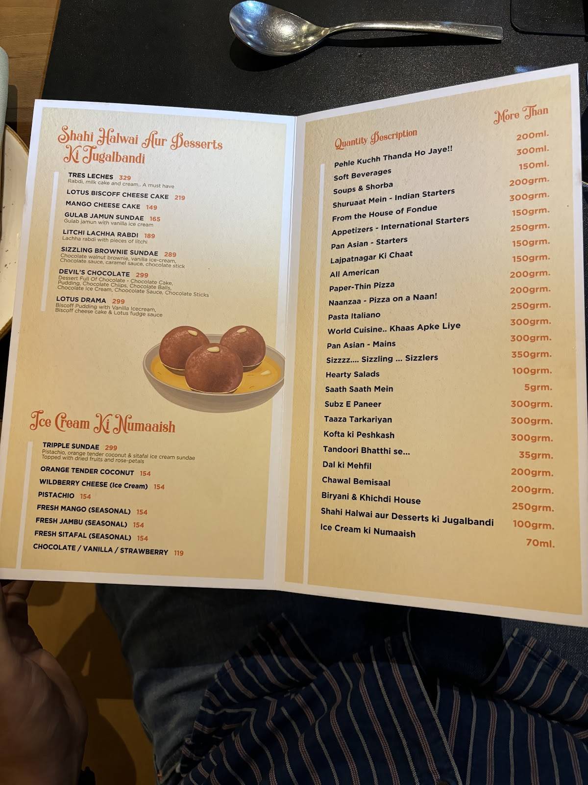 Mango - World Cuisine Restautrant menu