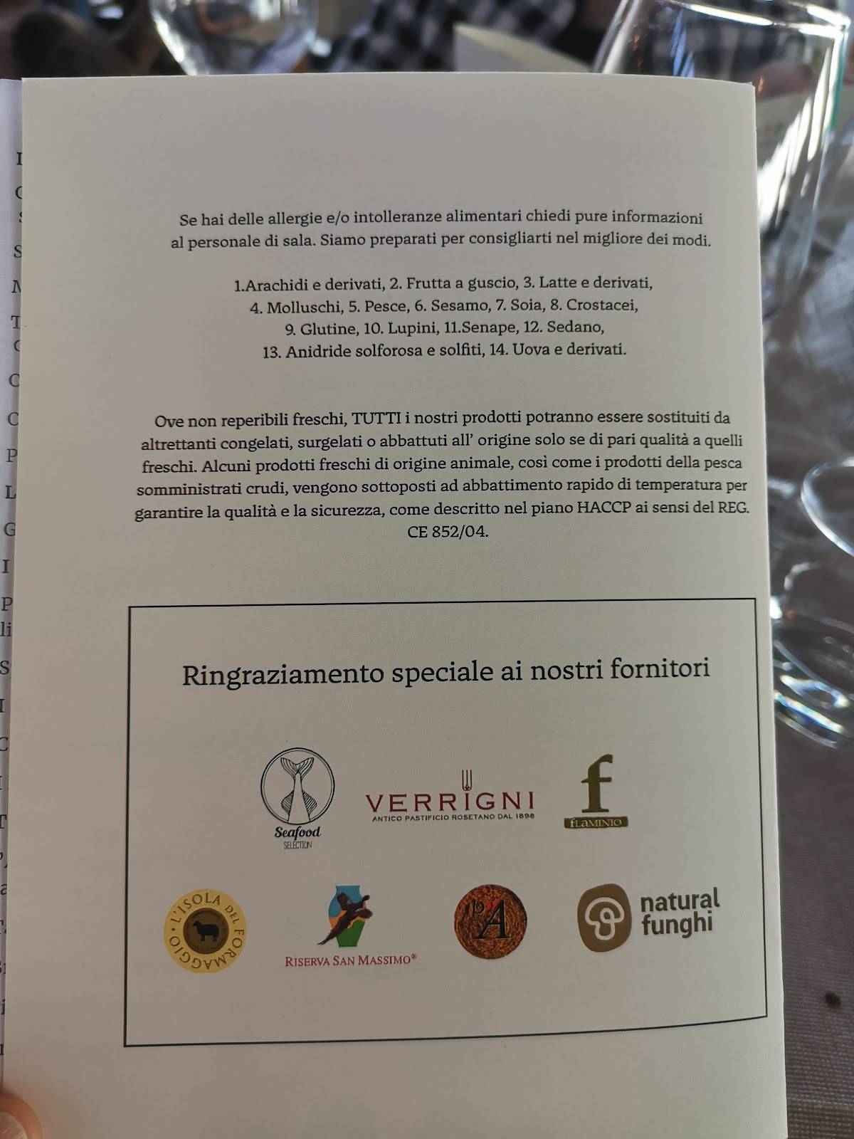 Menu di Marterreno Ristorante 