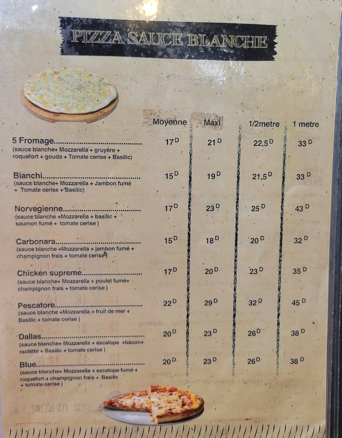 Menu de Maxi Food