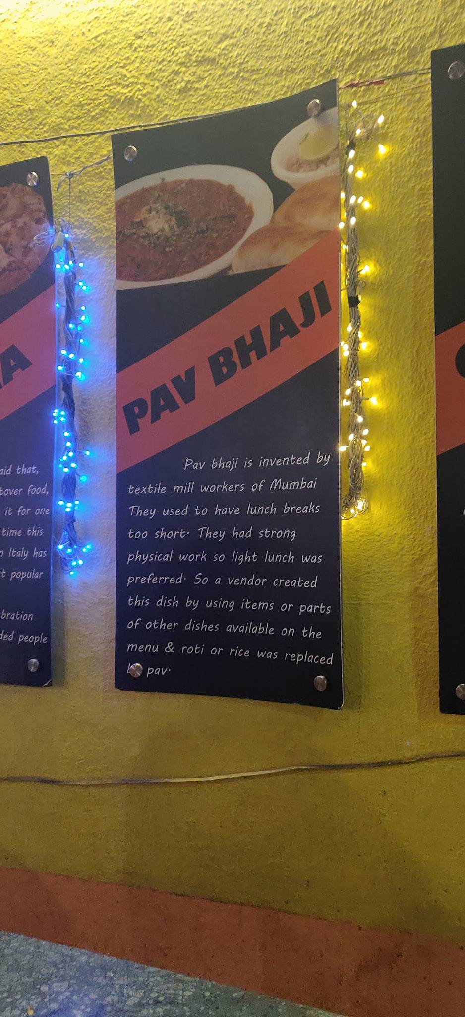 One Way Foods menu