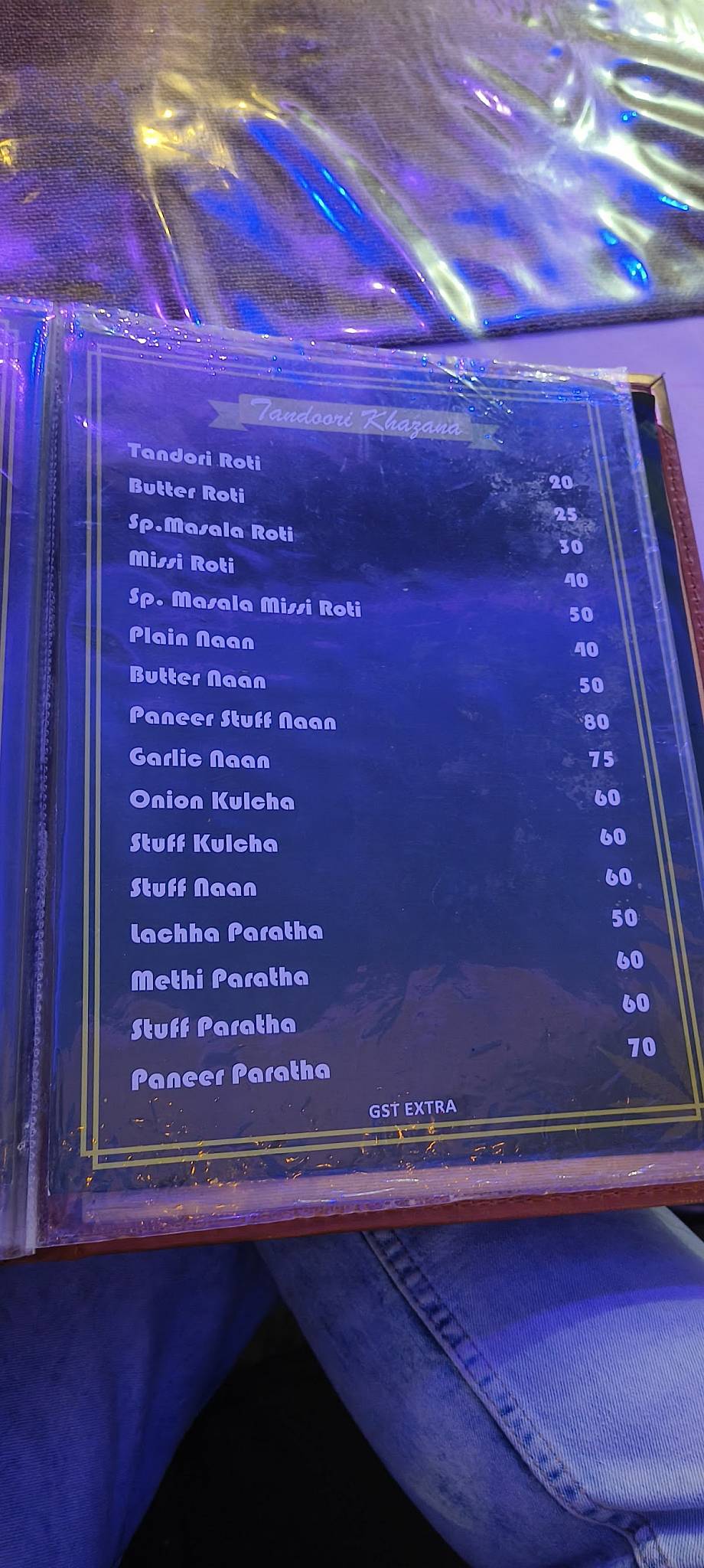 PARK VIEW FAMILY RESTAURANT RESTAURANT IN KASHIPUR menu