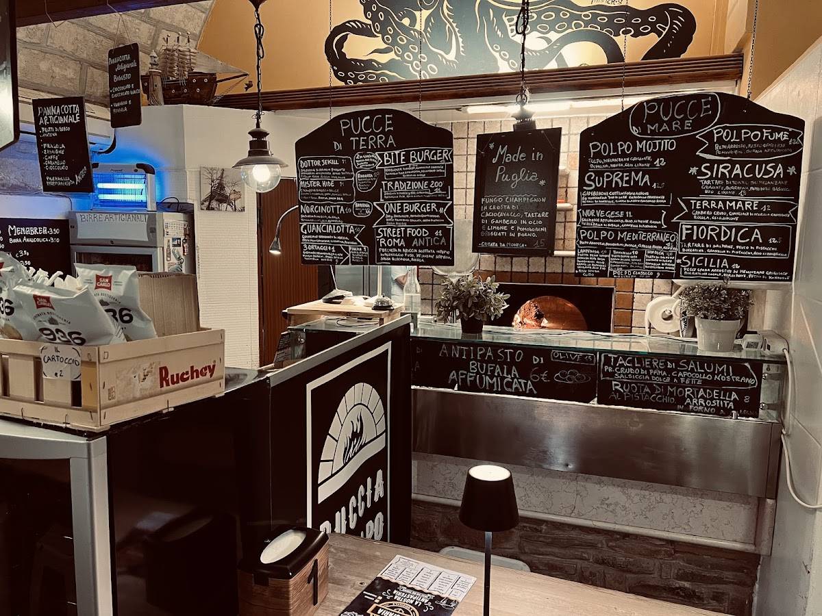 Menu di PUCCIARIA Santo Spirito 