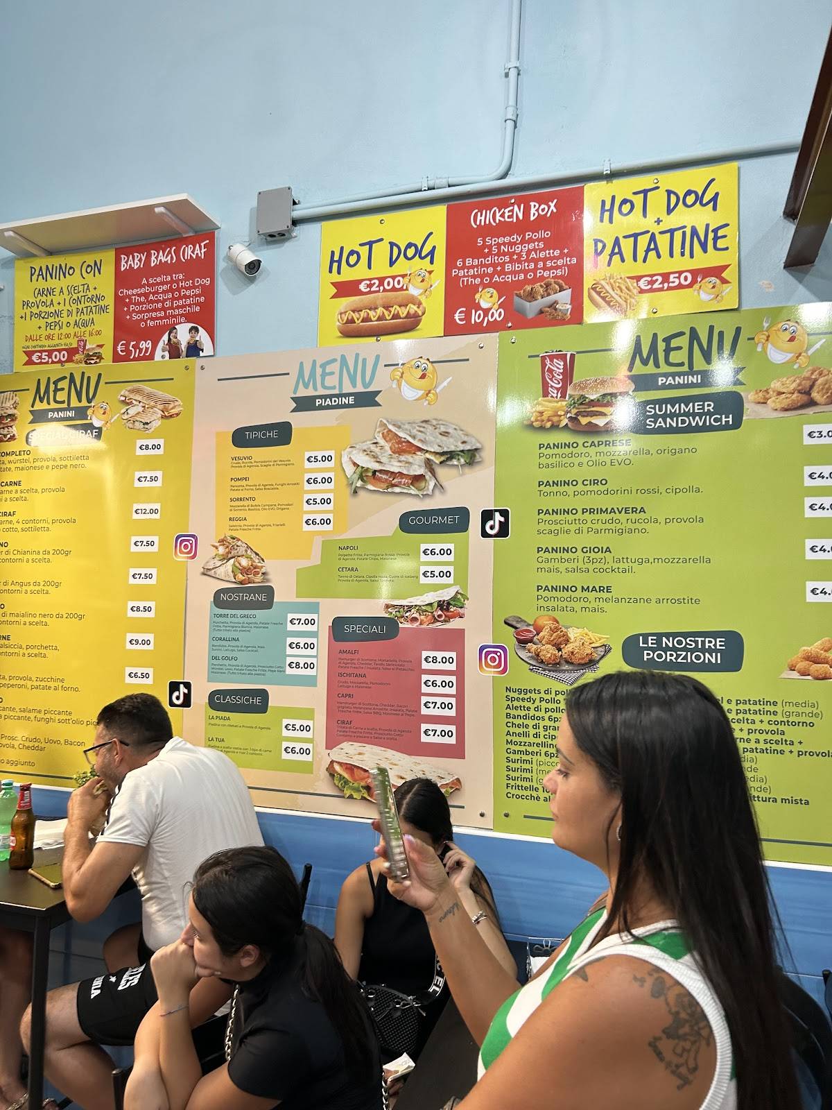 Menu di Paninoteca Ciraf 